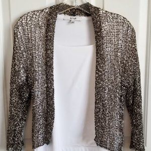 Isda & Co Sheer Decorative Cardigan